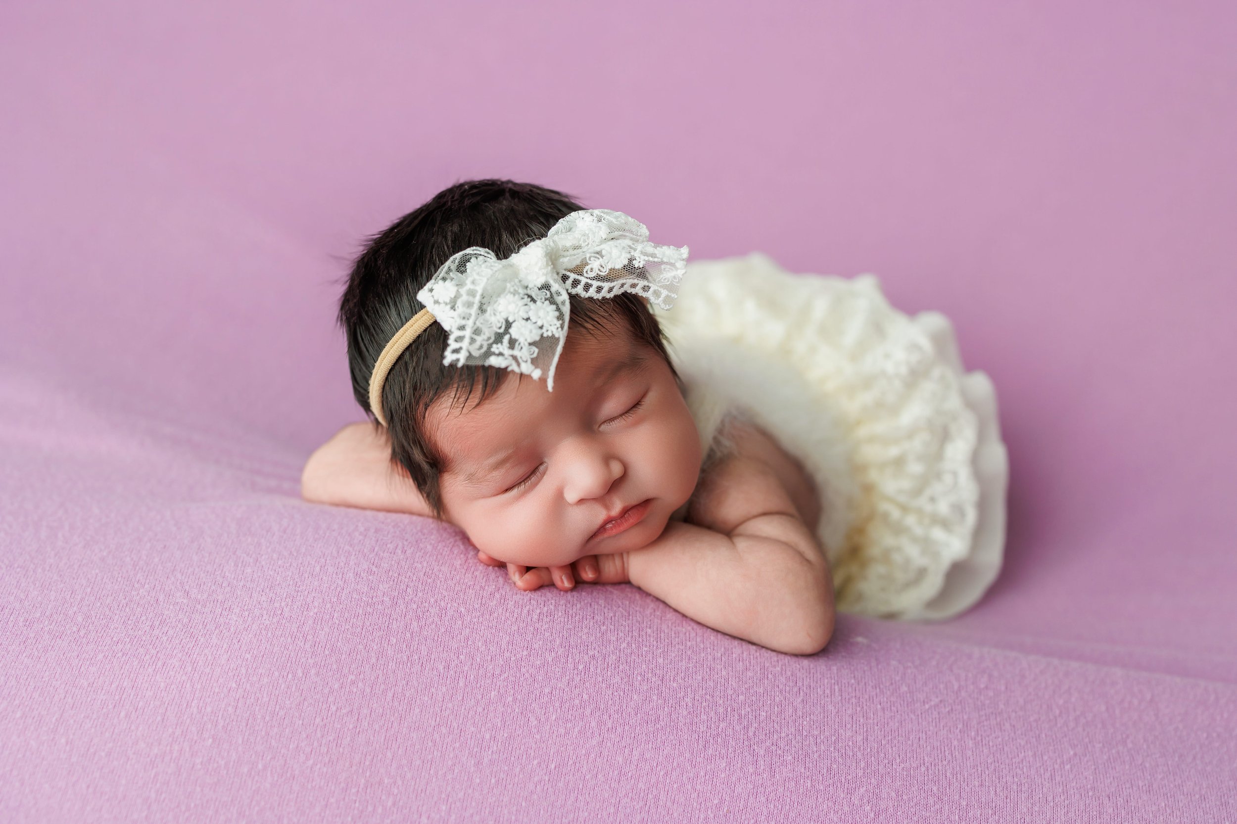 Posed newborn photography session Dallas