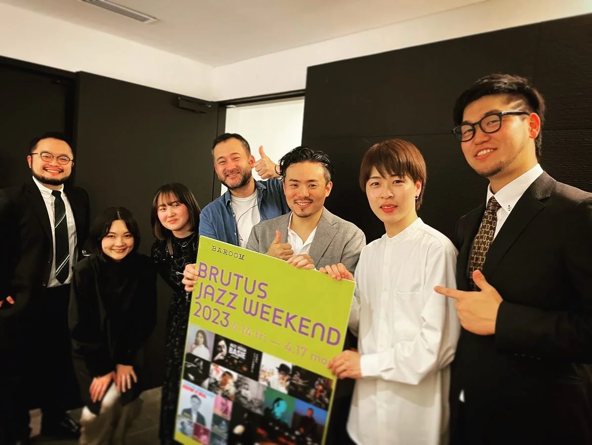 Arigato @brutusmag Jazz Weekend!!!
Shout out to @yusukesase @komanoitsumi @riko__sasaki @shrimphead.ogw @hayatodr and author of Blue Giant 
Mr. Shinichi Ishizuka🔵🎷🔥