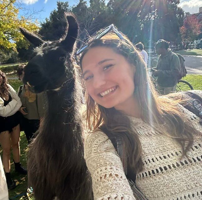 Meet the 2024 Stanford Spokes team! This is Eva!!

Pronouns: she/her

Major: Human Biology

Class year: 2027

Hometown: Cerritos, California

Hobbies: Beach volleyball, Folklorico, napping under the sun with my dog, making (and demolishing) charcuter