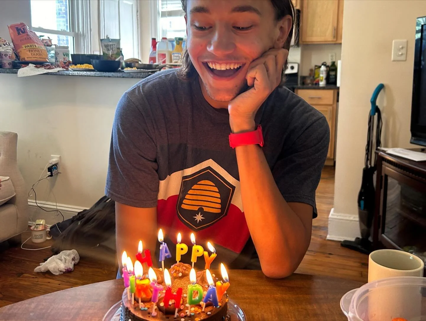 DAY 68 🥳🔭🪨 ETHAN IS 20!!!! We celebrated his (&amp; Zach&rsquo;s) birthday with a special brunch, a trip to the science museum of Virginia, a Belle Isle adventure, and scrumptious Thai food with Kawther&rsquo;s brother ☺️