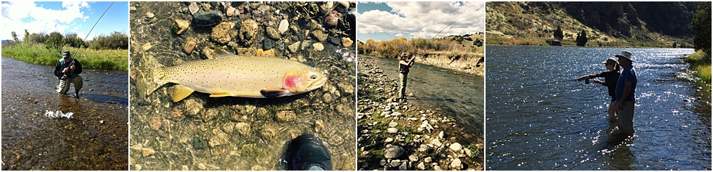 Ric Enjoying fishing the madison river with one of his daughters, Jackie