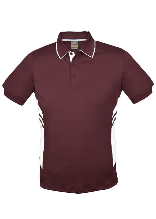 MAROON/WHITE