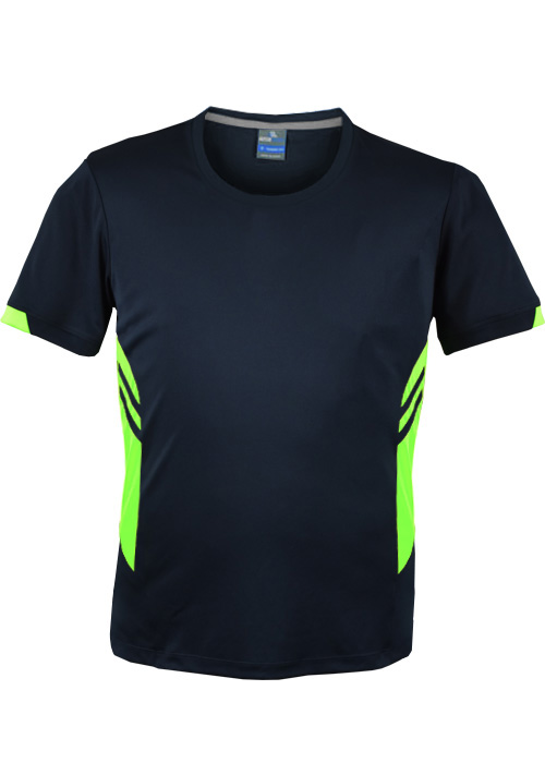 NAVY/NEON GREEN