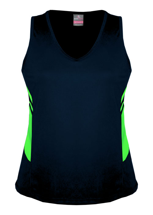 NAVY/NEON GREEN