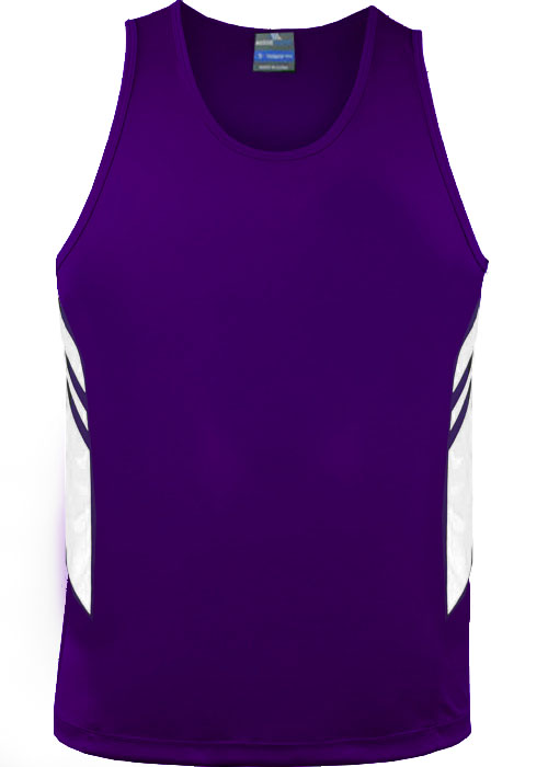 PURPLE/WHITE