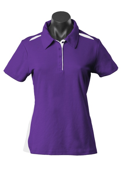 PURPLE/WHITE