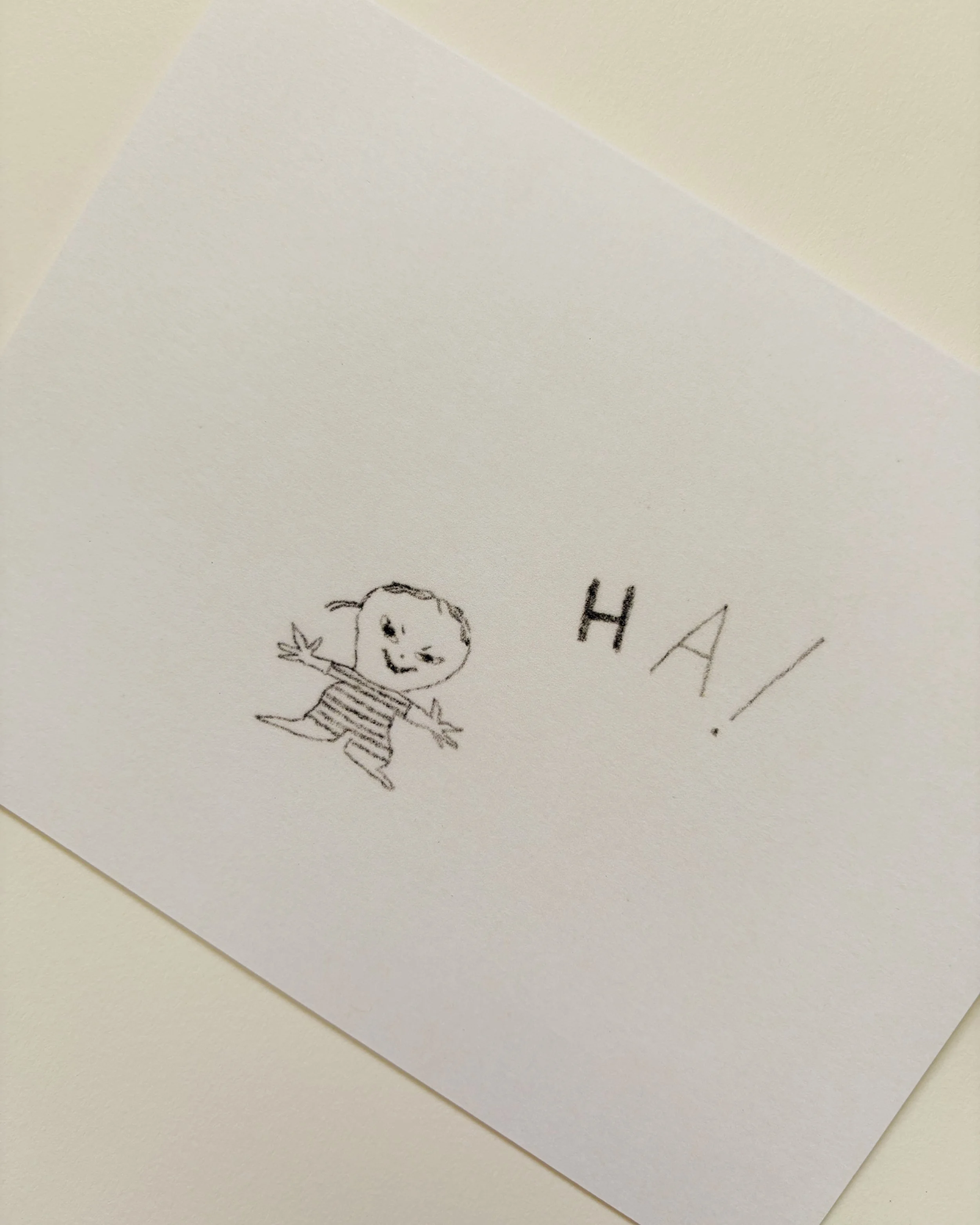 HA! Folded Card (Preorder)