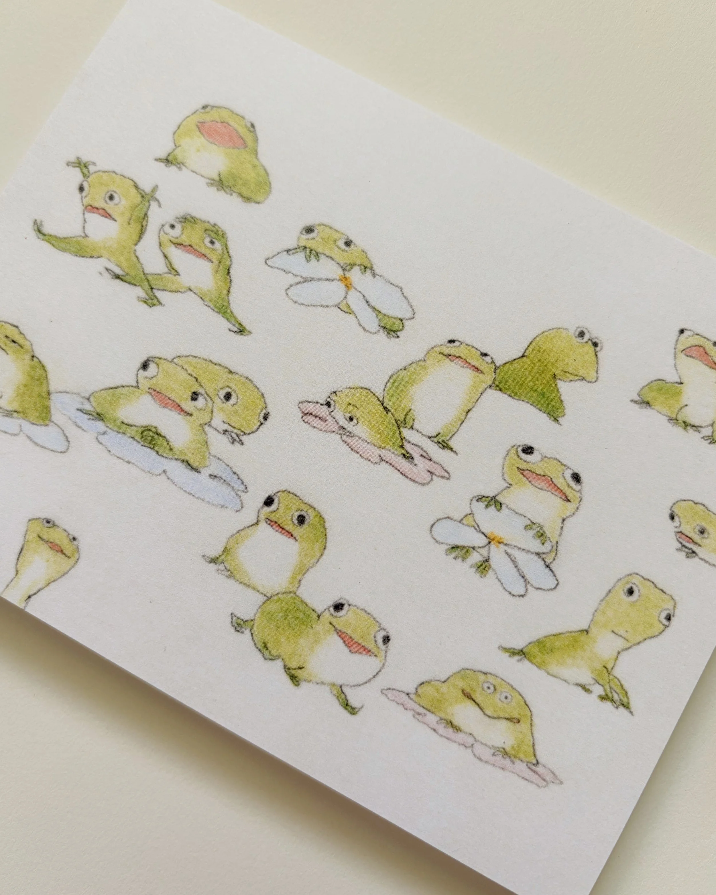 Frogs Folded Card (Preorder)