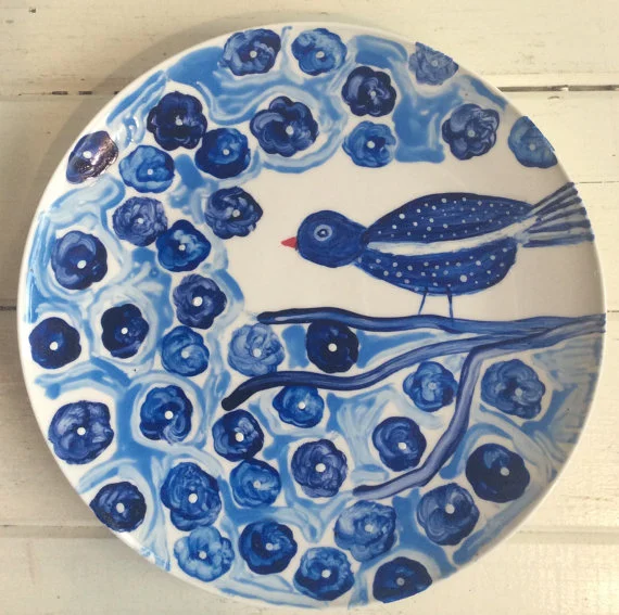  Singing Bird Plate