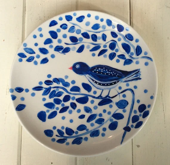  Singing Bird Plate