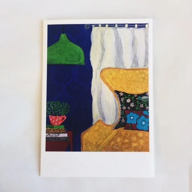 Yellow Armchair Card