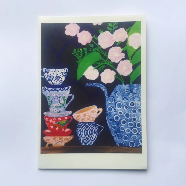 Cups and Teapot Card