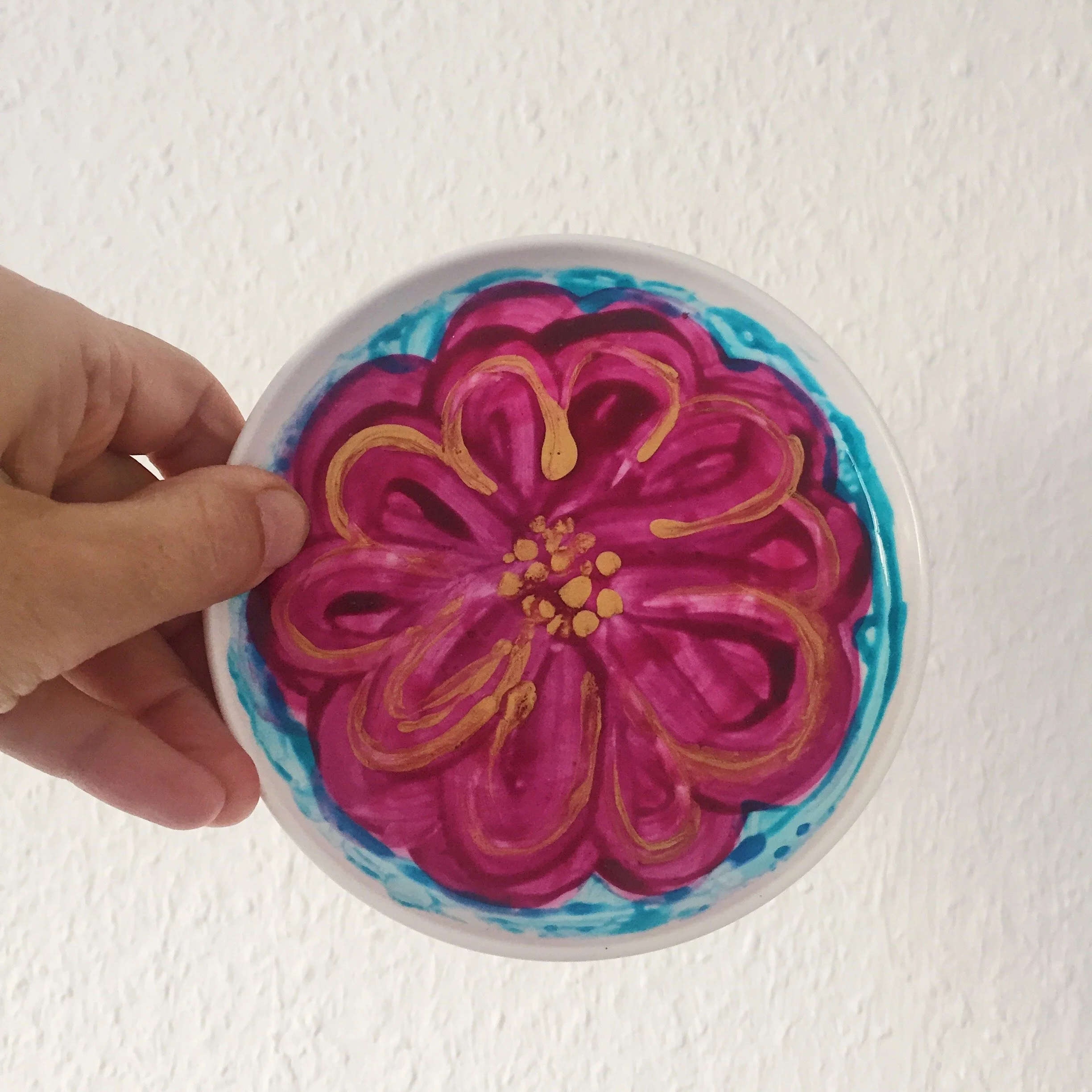 Small Plate- Big Flower