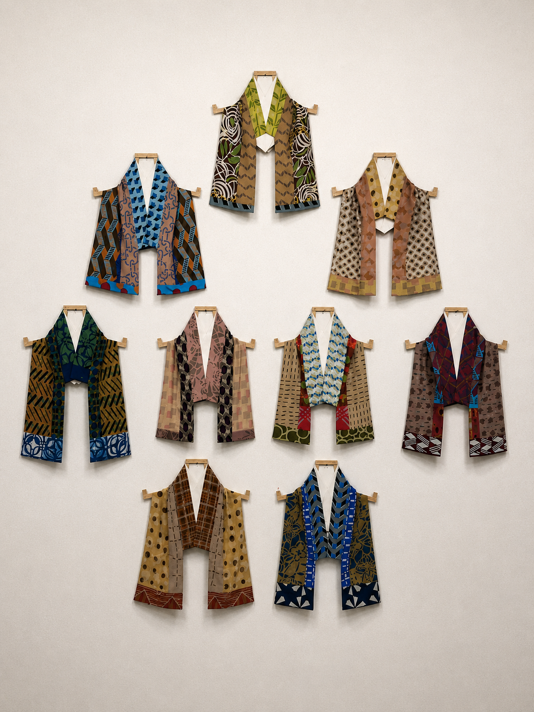 Katazome scarves