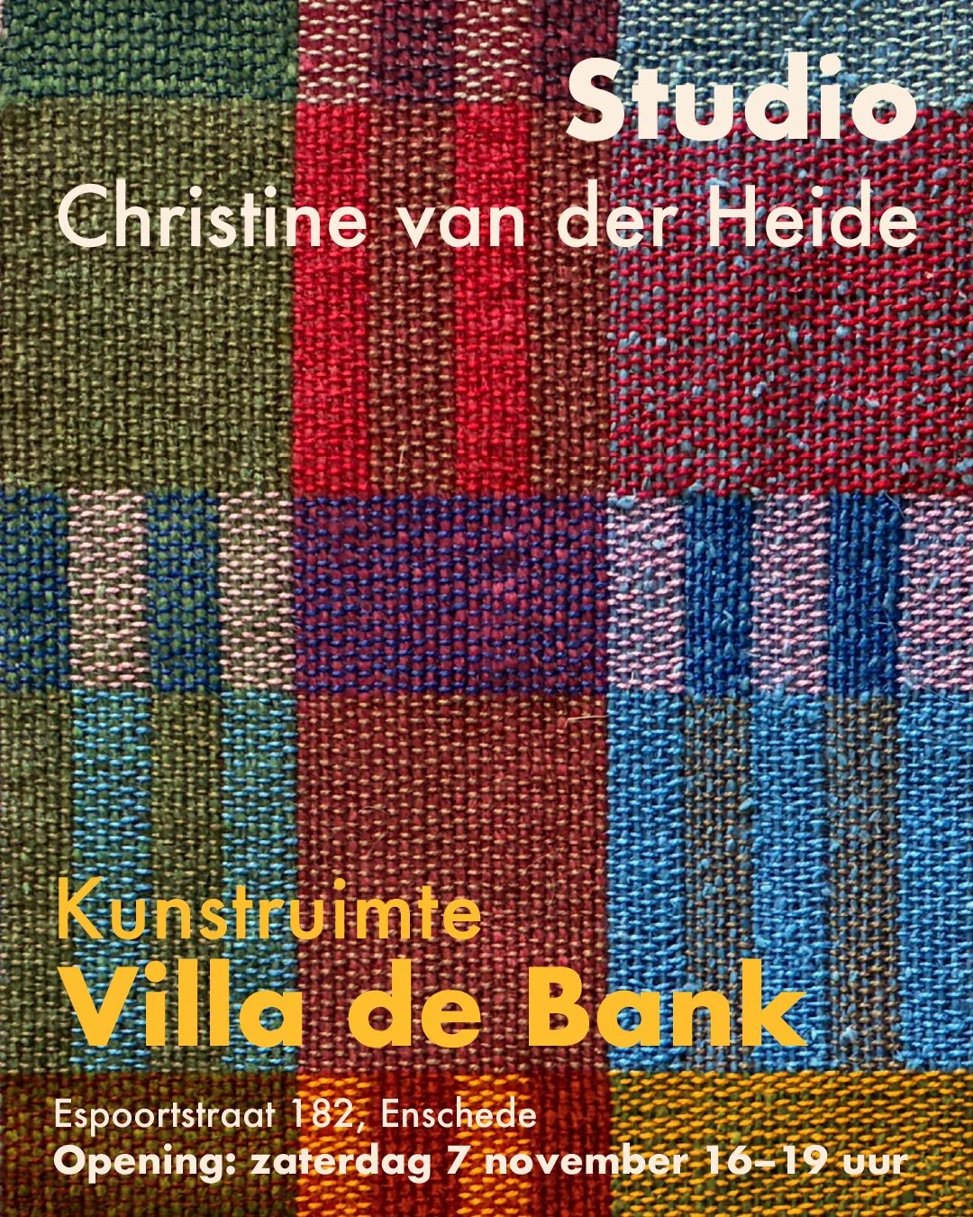 2026: EXPOSITIE "STUDIO" BIJ VILLA DE BANK
