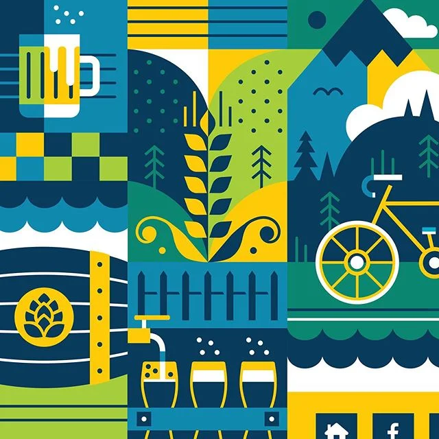 Sneak peak at something @lk_collective is brewing up for @bccraftbrewersguild 🍻
.⠀
.⠀
.⠀
.⠀
#bccbguild #bcbeer #craftbeer #craftbeerlife #bcbrewery #brewlove #supportbcbeer #cheers #beerillustration #illustration #adobe #adobeillustrator #art #graph