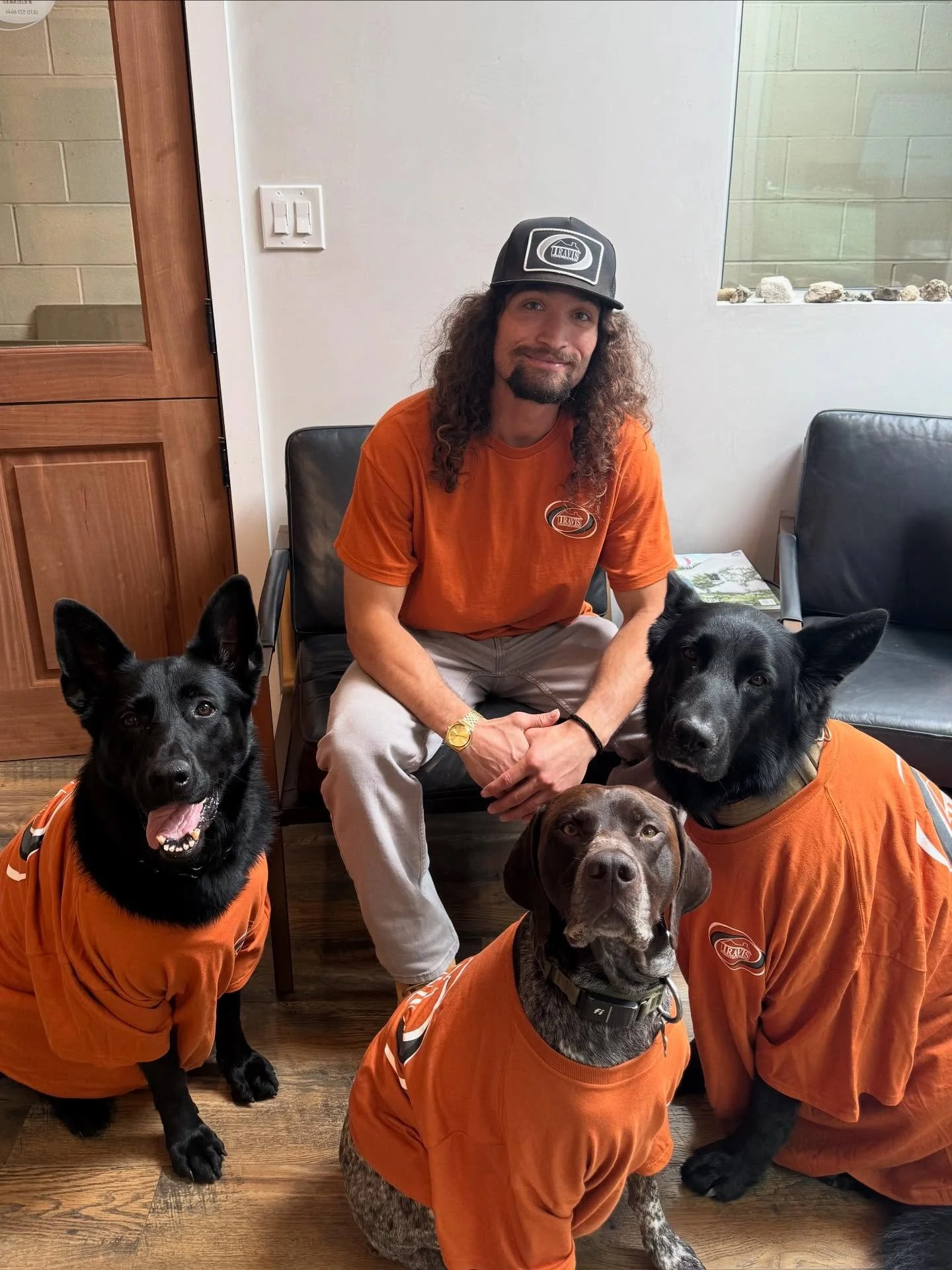 New Fall Gear!! Troy &amp; Our Mascots in the newest addition to our uniforms! 

#construction #constructioncompany #generalcontractor #fall #newuniform