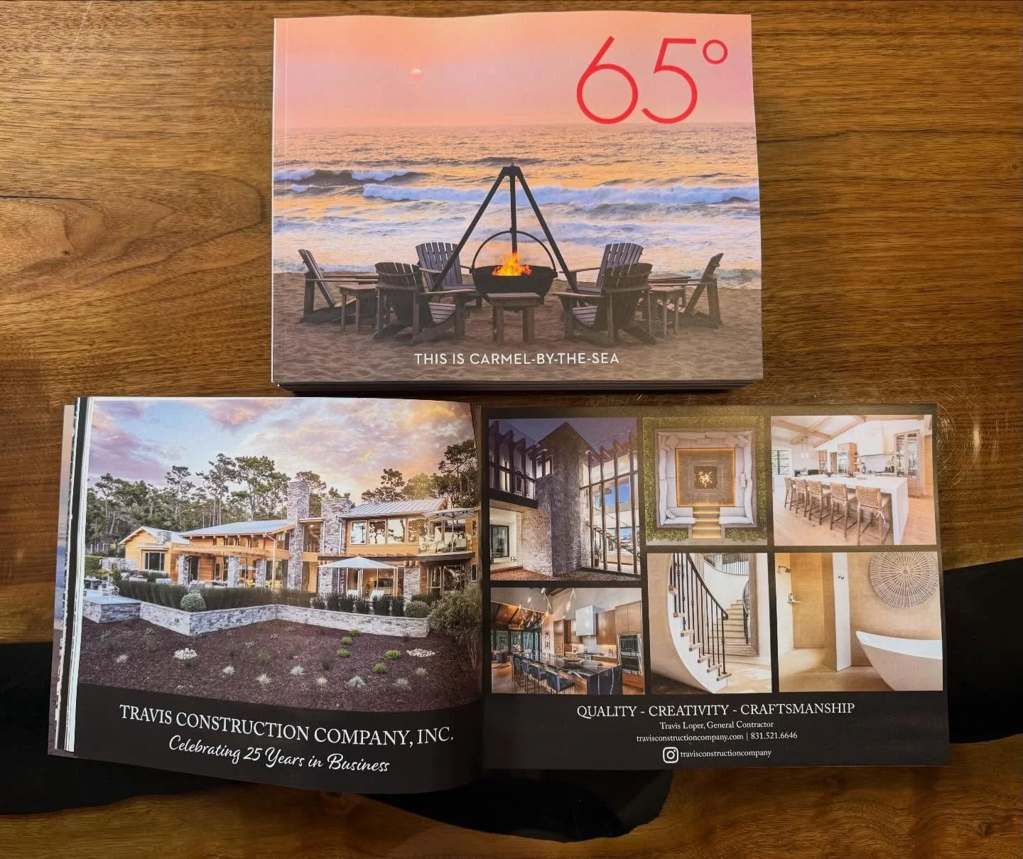 You can now find us in the 65 Degrees Magazine, Spring 2026 edition. This year we&rsquo;re celebrating 25 years in business! 

#generalcontractor #carmelbythesea #construction
