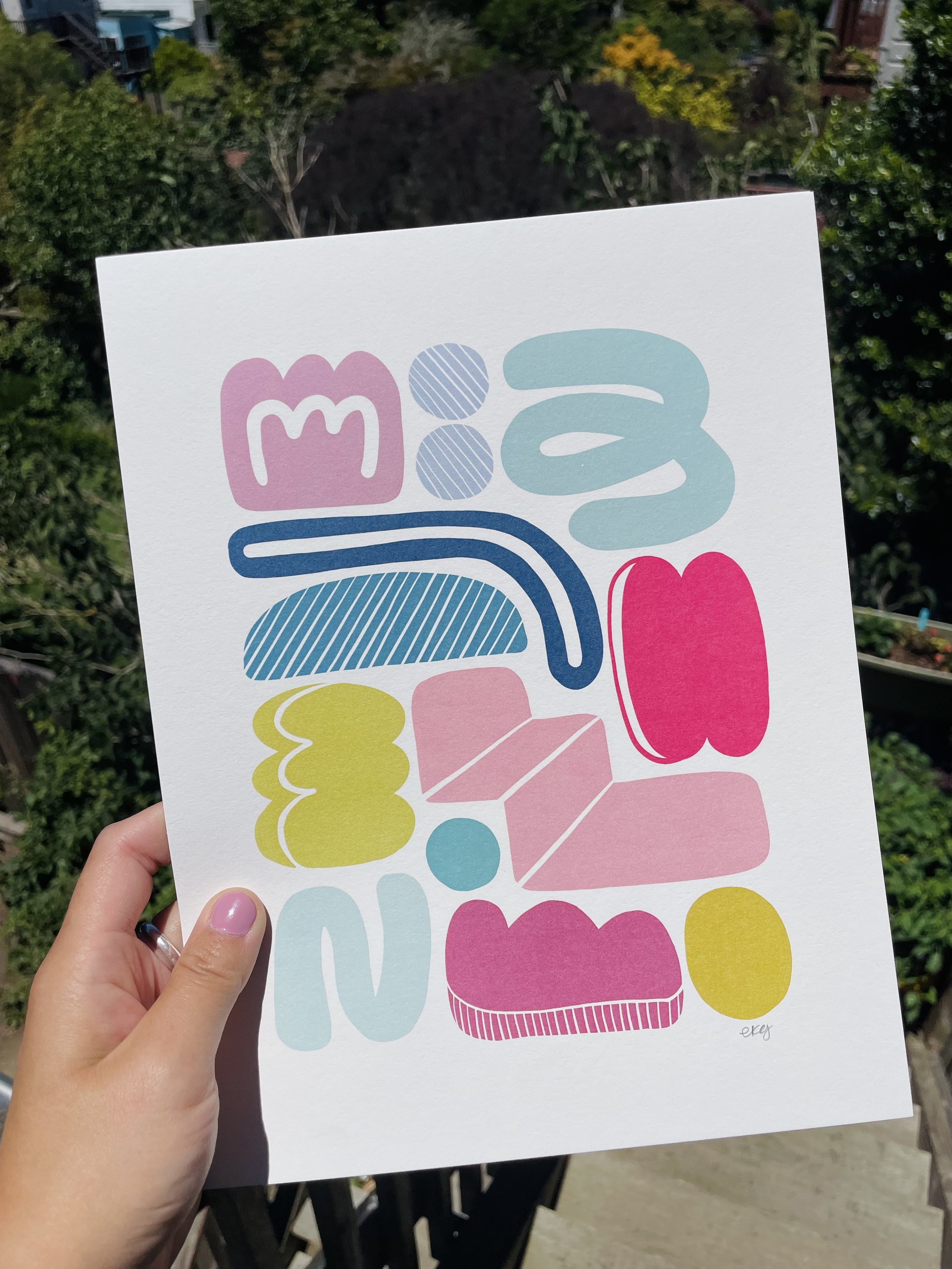 Playground stairs print