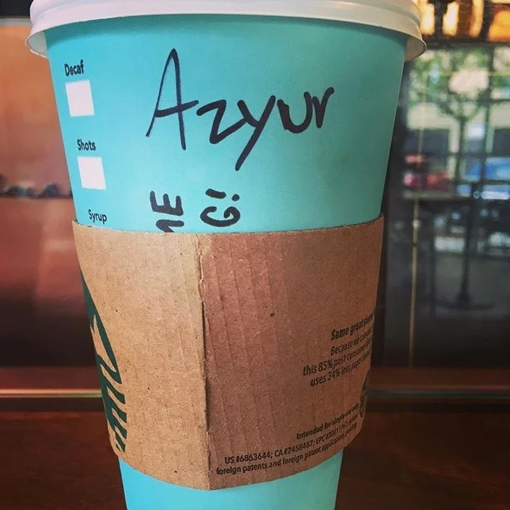 GIVING YOUR REAL NAME AT STARBUCKS IS THE NEW BRA BURNING