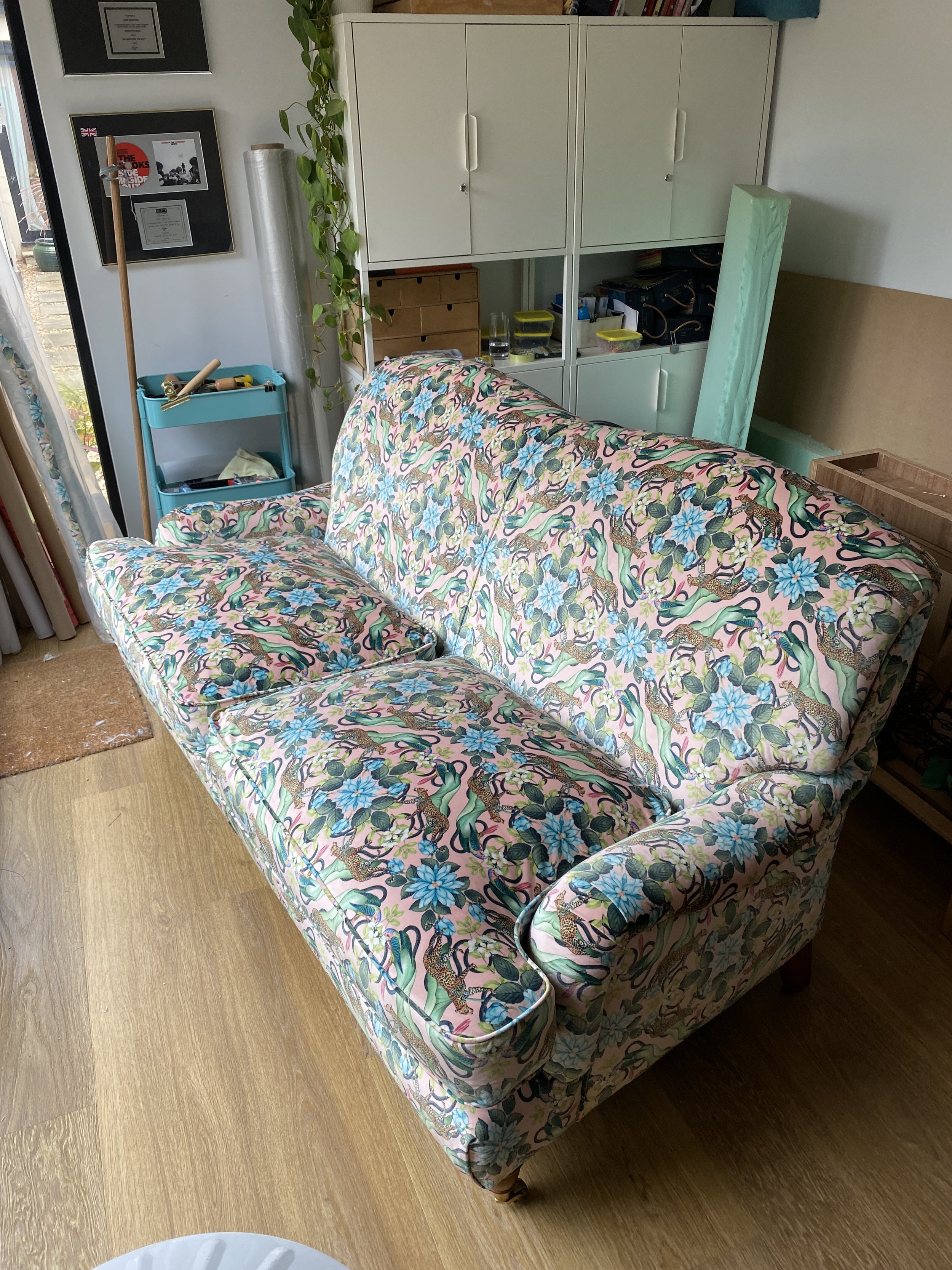 “I love the shape and design of this piece, but the fabric doesn’t work with my décor anymore."