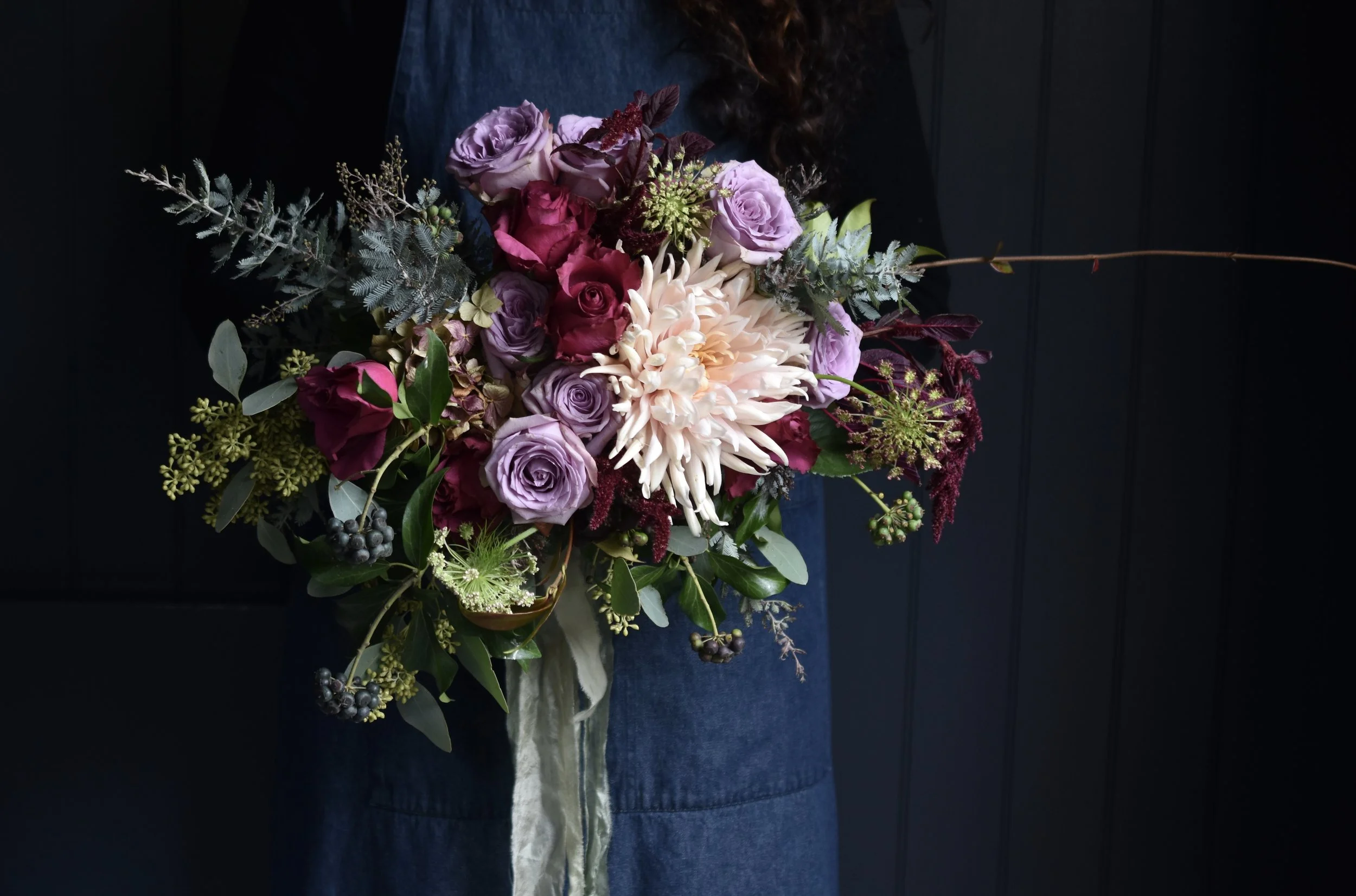 autumn bridal bouquet