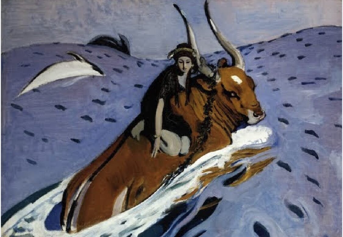 The State Tretyakov Gallery
The rape of Europa by Valentin Serov.