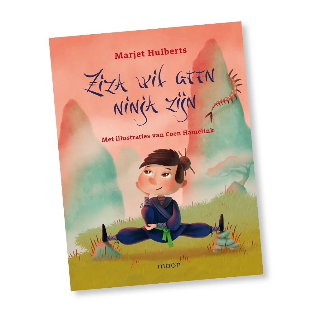 Ziza wil geen ninja zijn - kinderboek - Coen Hamelink Marjet Huiberts