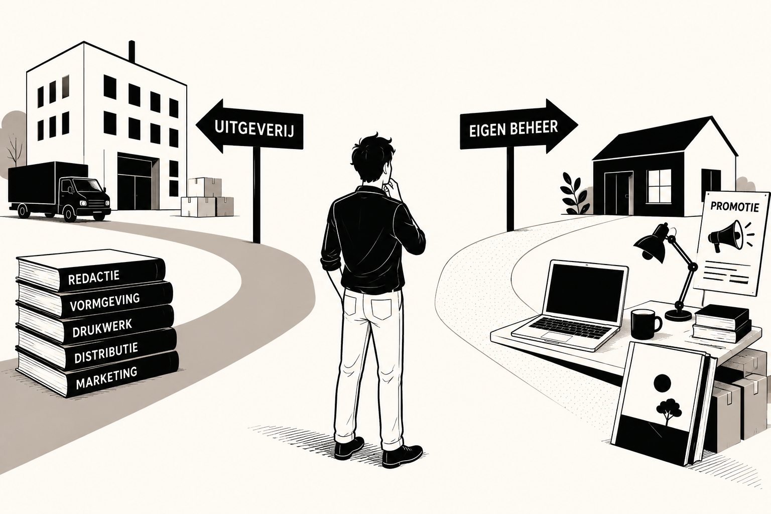 Uitgeven via een uitgeverij of in eigen beheer? De verschillen op een rij