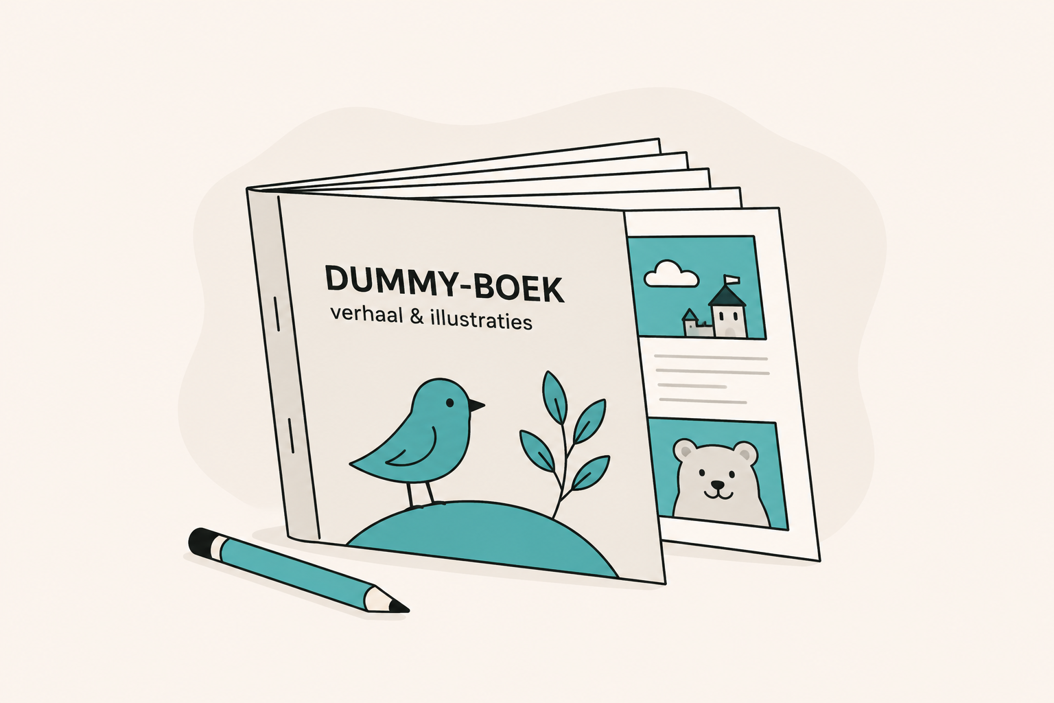 Pitchen bij een uitgeverij: hoe ziet een goed dummy-boek eruit?