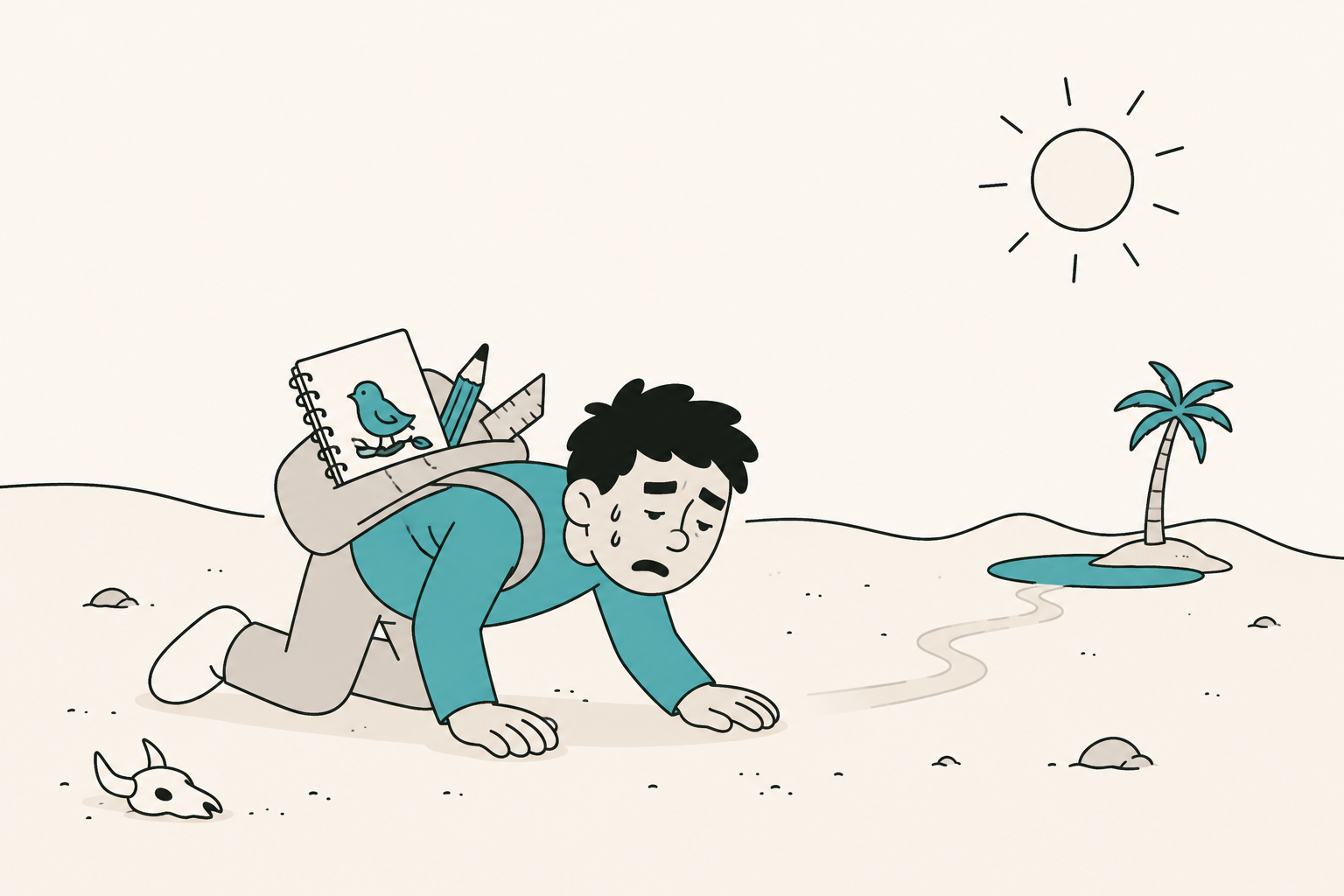 Een lange illustratorloopbaan volhouden