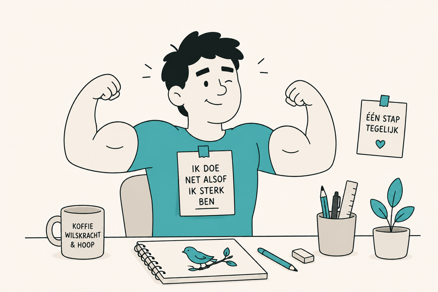 Vastlopen: hoe ervaren illustratoren dit aanpakken