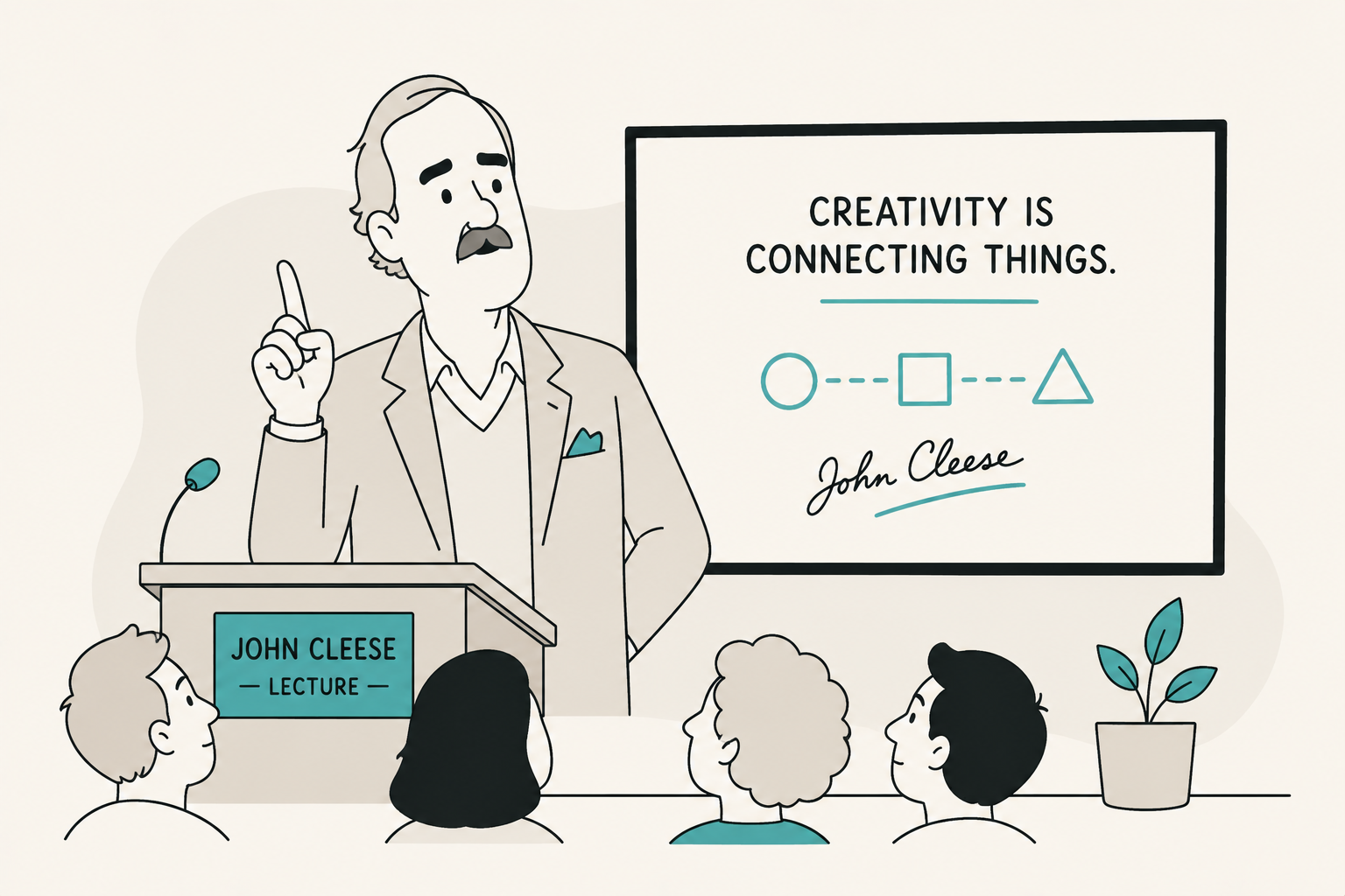 Wat John Cleese's lezing over creativiteit leert