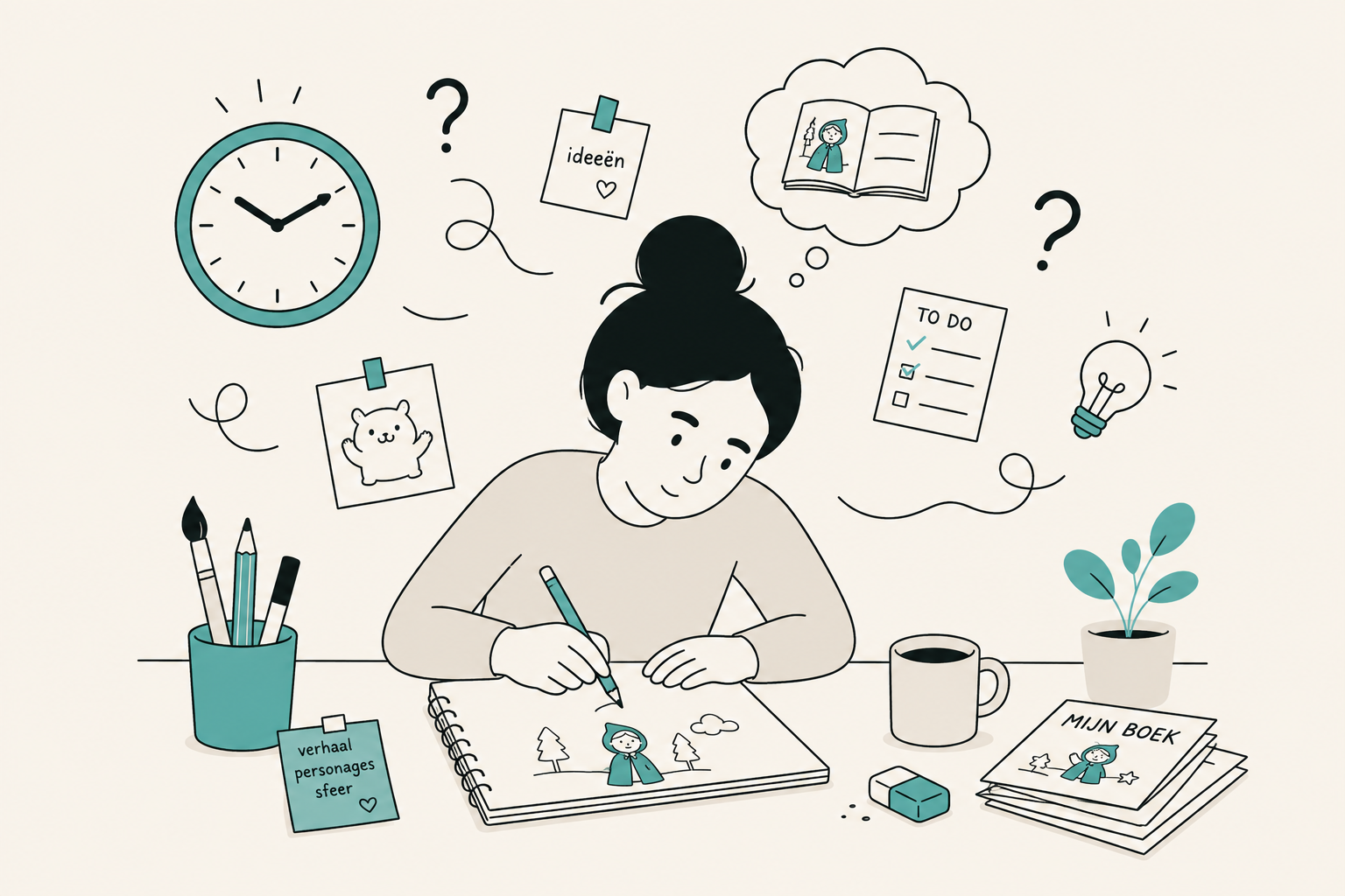 Het maakproces van binnenuit: wat een kinderboek met je doet