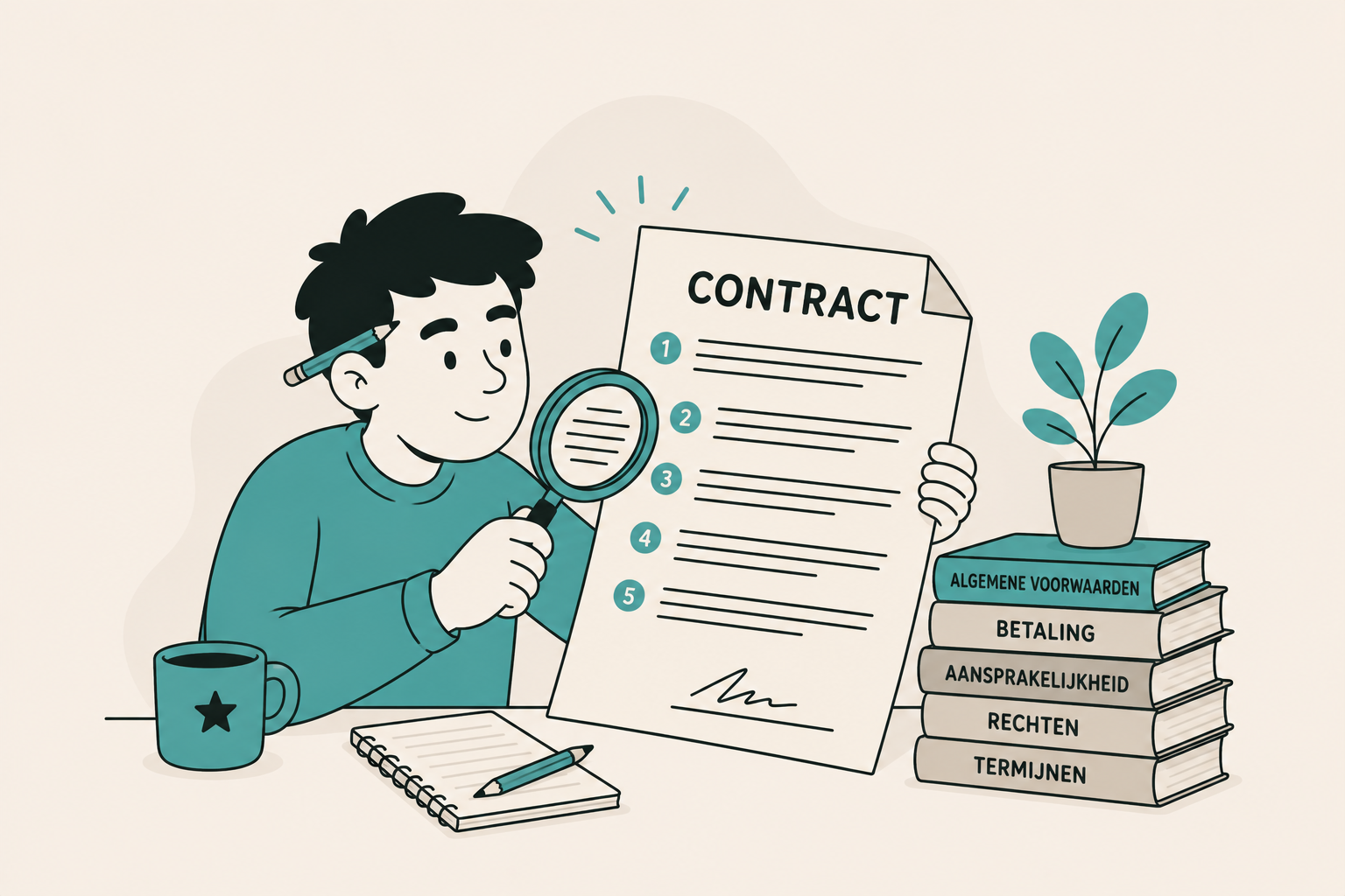 Een contract regel voor regel leren lezen