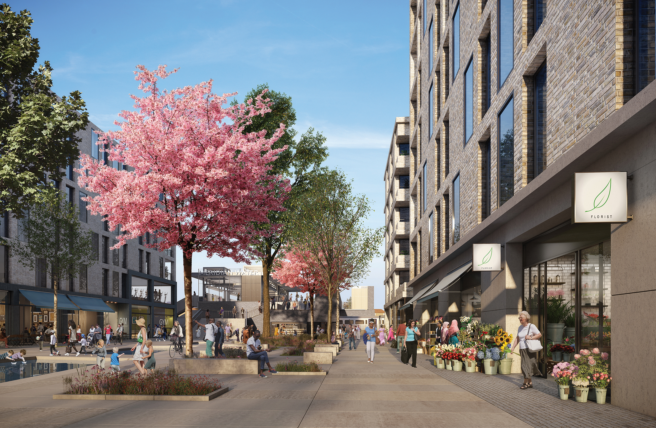 CGI of Phase 1 at Willoughby Lane
