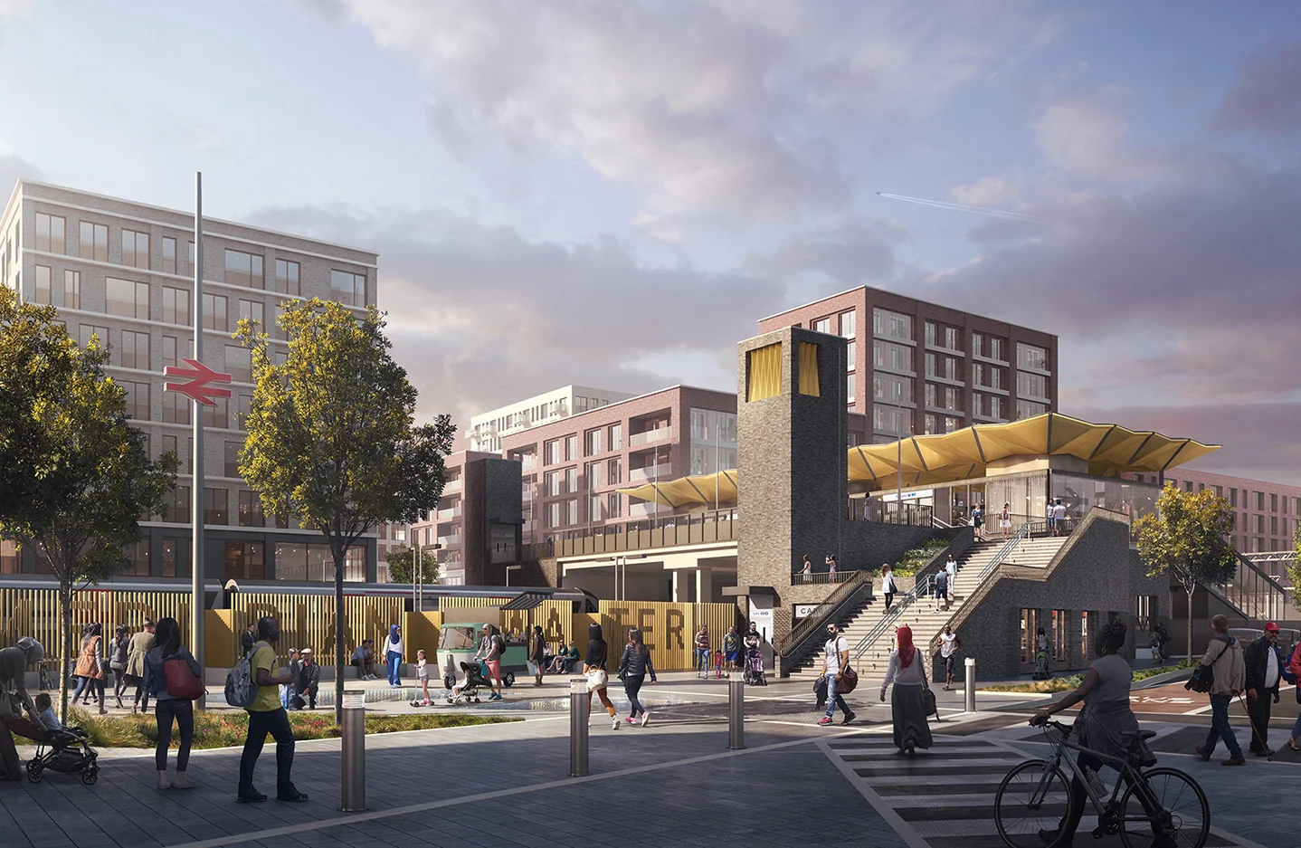 The new Meridian Water Station will open in May 2019.