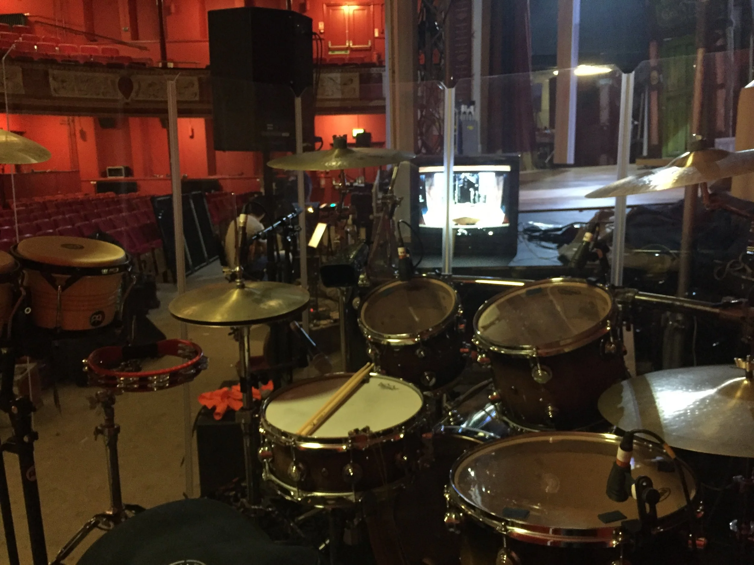 As pit band percussionist for "Dick Whittington" RCT Pantomime 2016