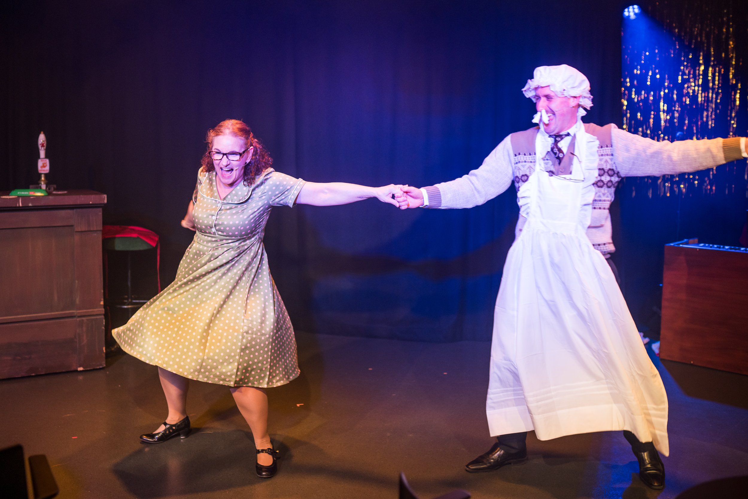 Susan & Keith in 'Up the Club!' - Stiwdio 1, Park & Dare, Treorchy, 2026.