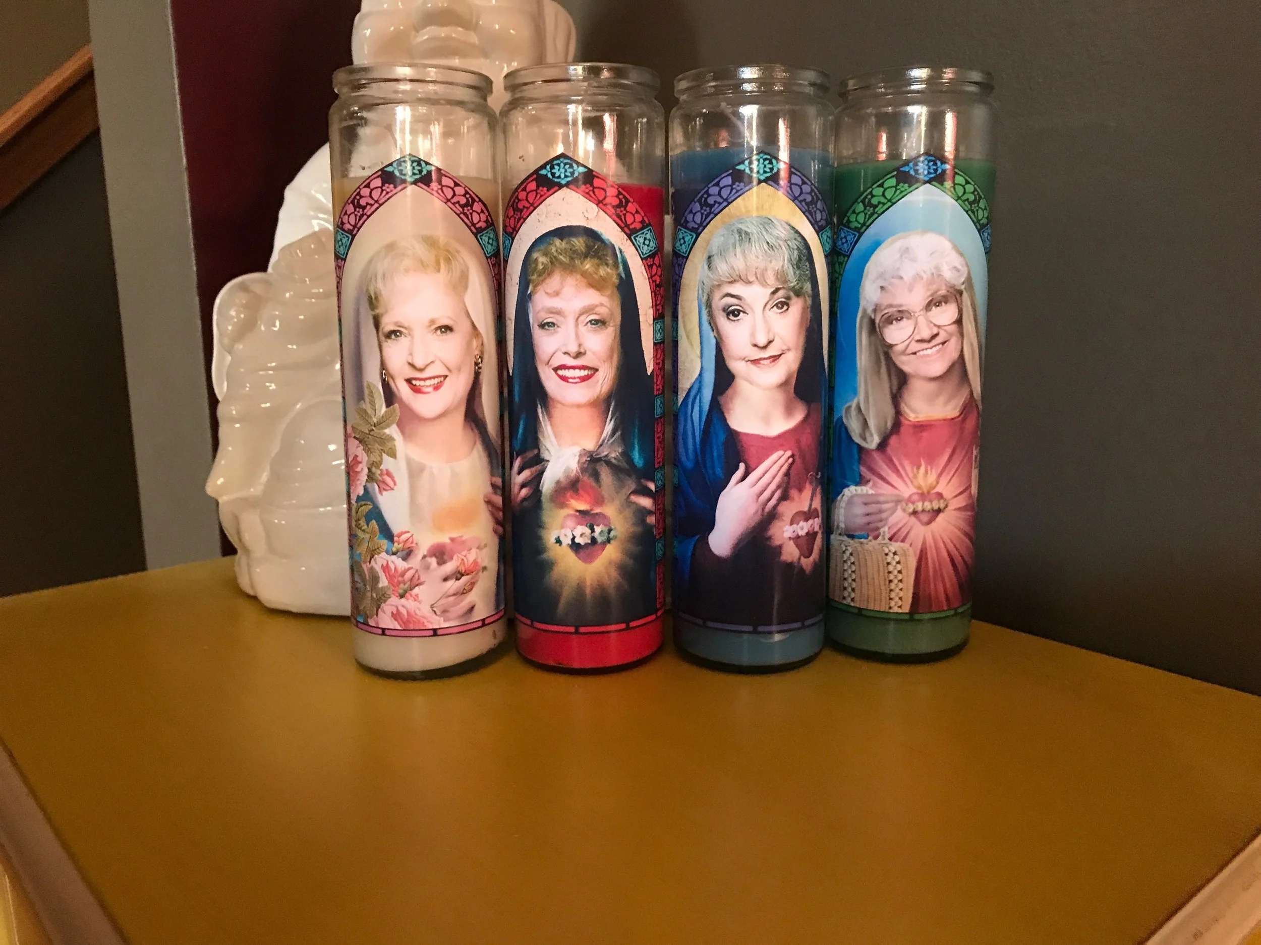My slightly blasphemous Golden Girls religious candles. 