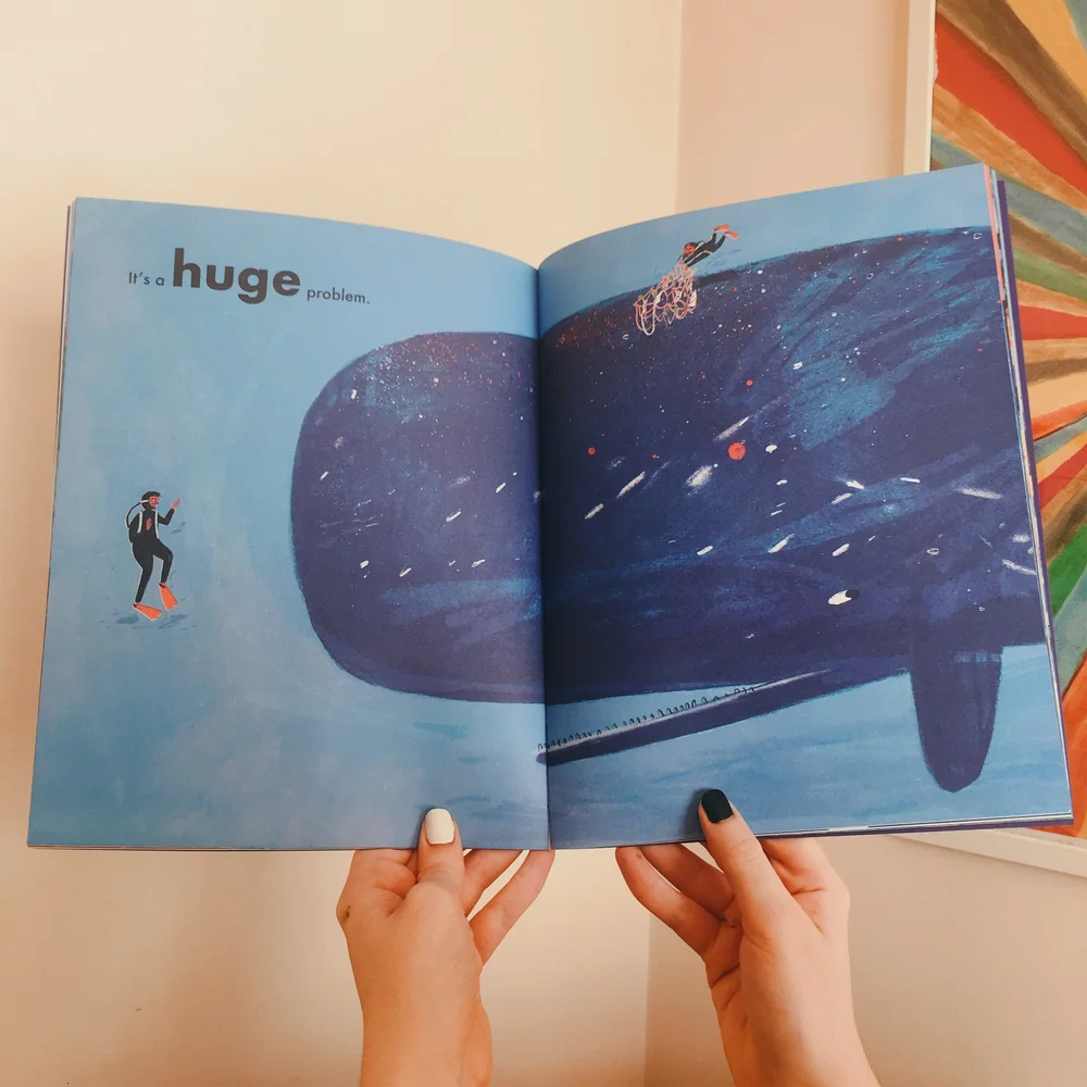 The Blue Giant Paperback Katie Cottle Illustration