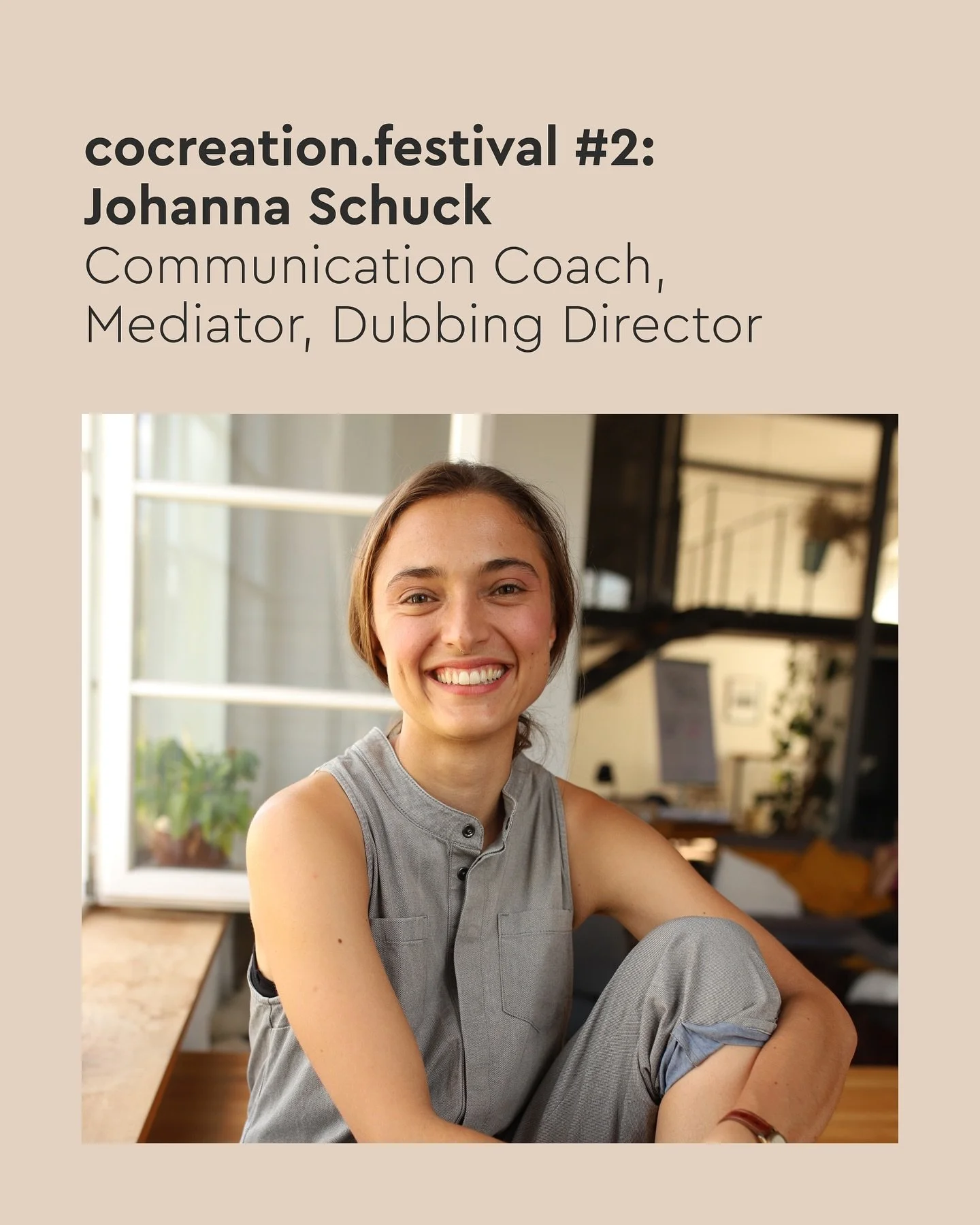 🌀 Ready to shift your story? ✍️ At cocreation.festival, @lisa.jikeli & @johannaluciaschuck invite you to their joint workshop:
Rewriting Your Inner Narrative ✨ A 30-min interactive space for reflection, clarity, and new possibilities.
Together