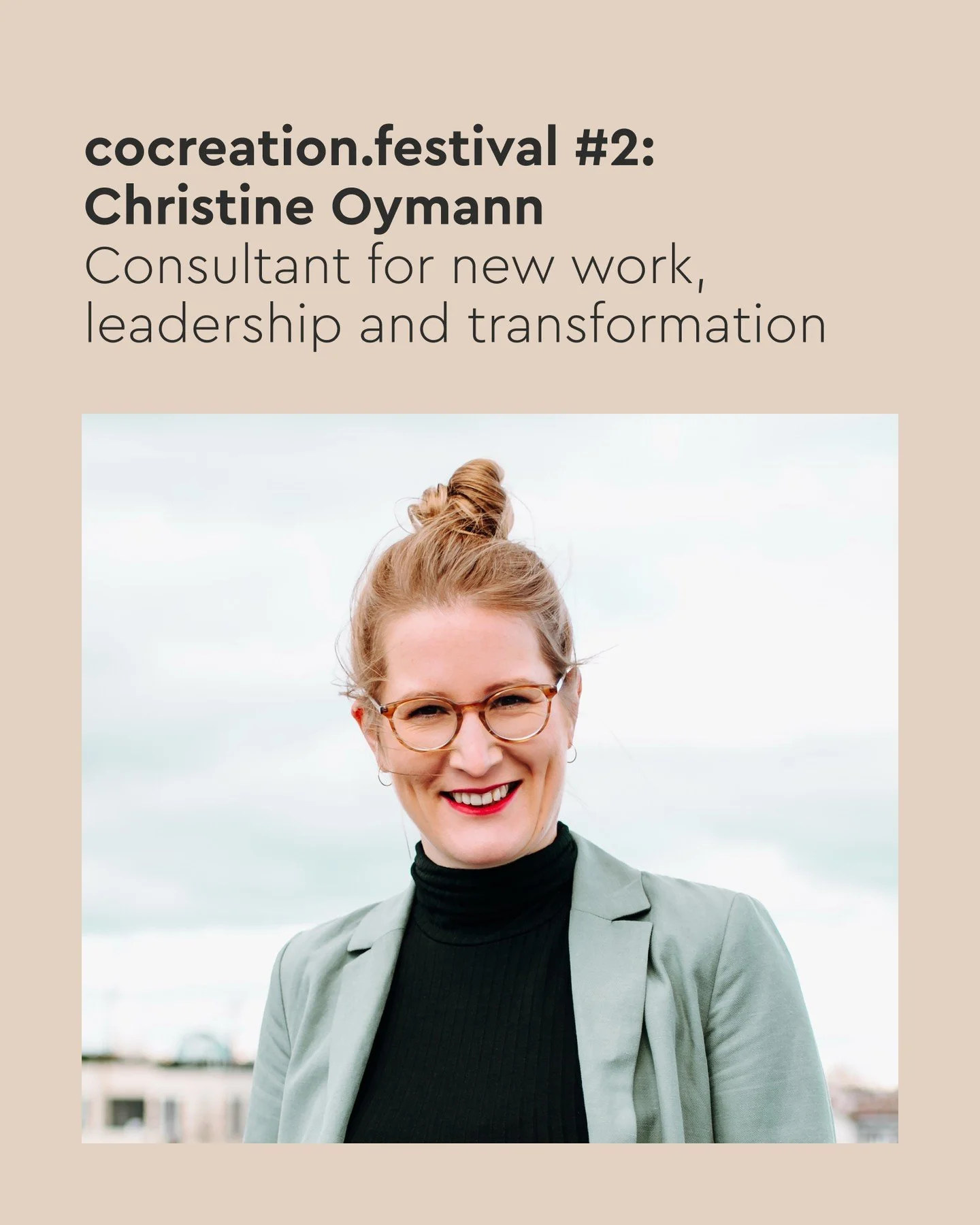 “Children are told stories to put them to sleep, adults to wake them up.” 💬
@christine_oymann is bringing her talk to cocreation.festival this Saturday — all about rewriting the stories we tell about work.
Expect tools, perspectiv