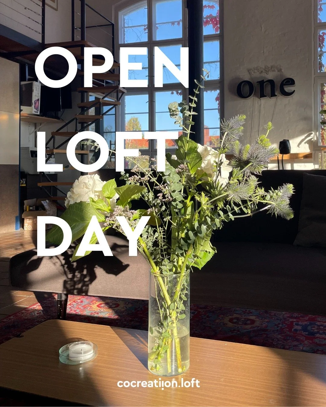 OPEN LOFT DAY - come by for a day of co-working for free! 🗝️
Friday - 14th of November

You&rsquo;d like to change scenery for a day and work from a beautiful co-working space amidst a welcoming community of creatives, coaches, entrepreneurs and mor