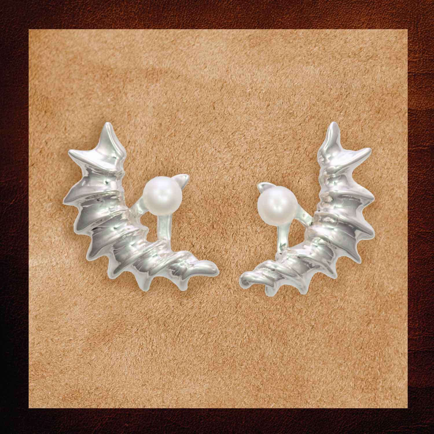 Rose Gold Ear Jacket Earrings, Minimal Dainty Ear Climber Earrings – AMYO  Jewelry