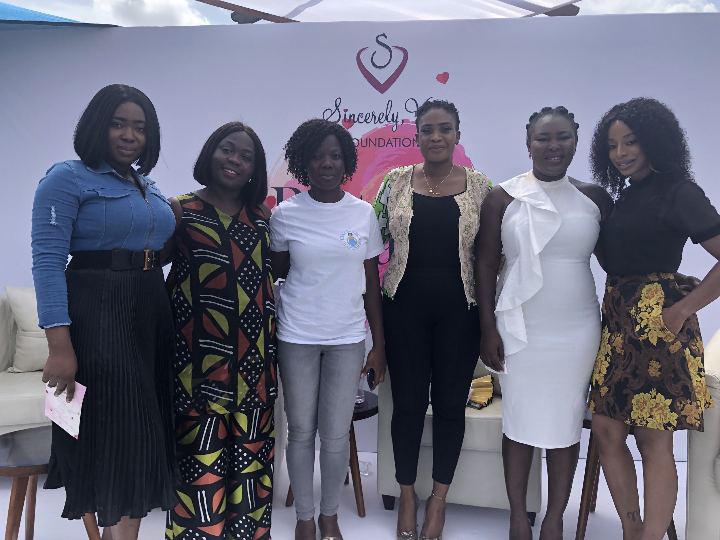 Nana Yaa Asabea Owusu, Akosua Poku, Cecilia Johnson, Victoria Naashika Quaye, Fati Shaibu-Ali, Vanessa Gyan