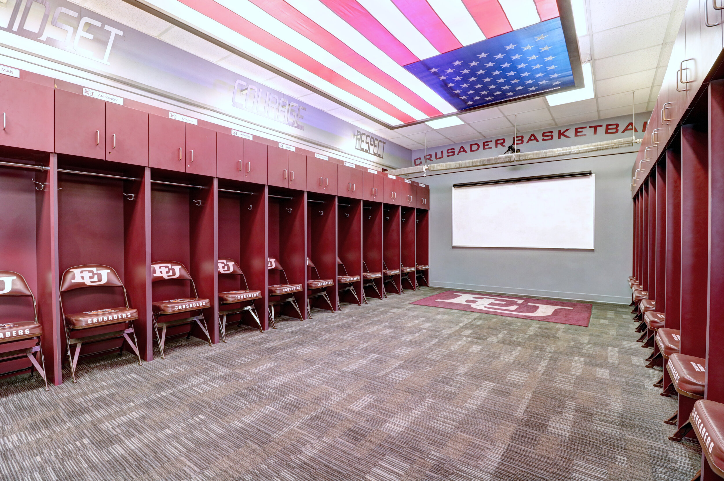 Evangel University Locker Room