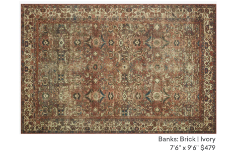 banks brick ivory magnolia home by joanna gaines are rug in stock at mouery's flooring in springfield, missouri 7.6x9.6
