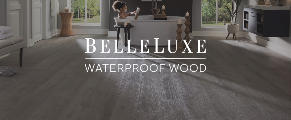 Waterproof Wood-Pattern Luxury Vinyl Flooring for House Decorations