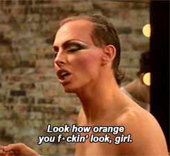 she did look real fucking orange